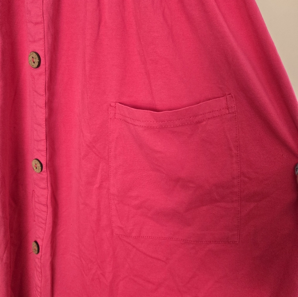 Pink Button-Down Dress - Picture 6 of 7